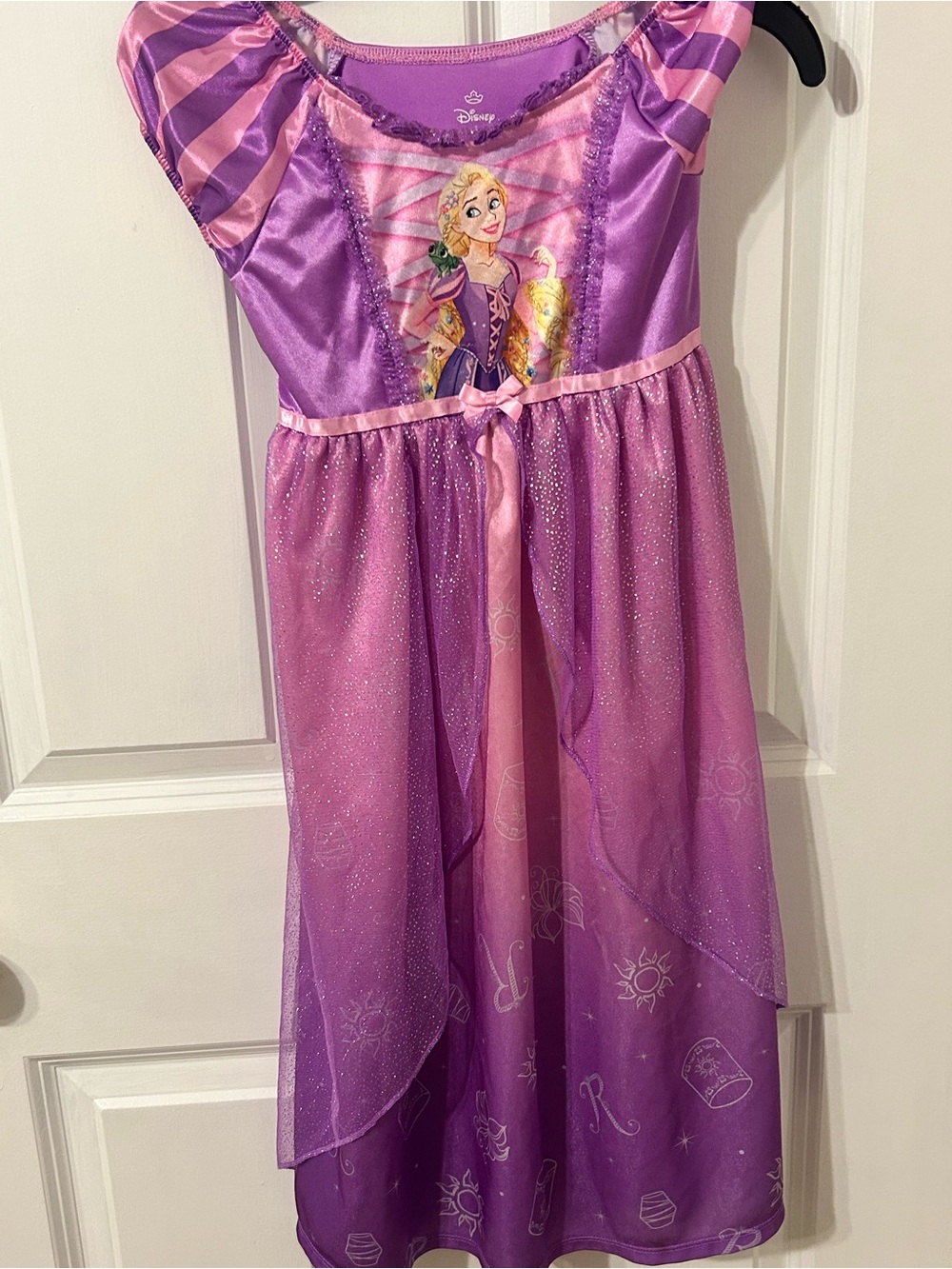 Disney Rapunzel Purple and Pink Sparkle Dress Costume - Picture 2 of 2